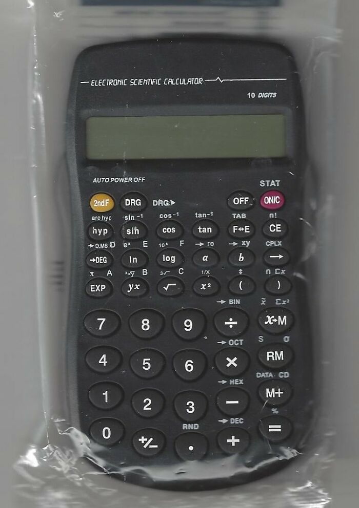 Scientific calculator representing loopholes in calculations, with various function buttons on display.