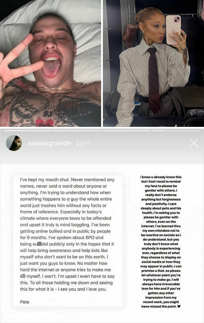 Two celebs clap back at fans on social media, maintaining class and addressing issues directly.