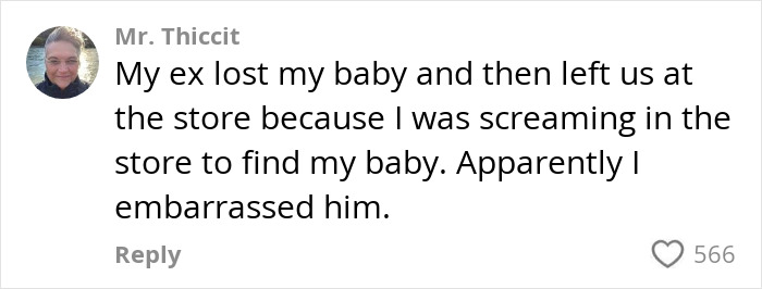 Comment about dad losing baby at store, woman stunned and embarrassed him while searching.