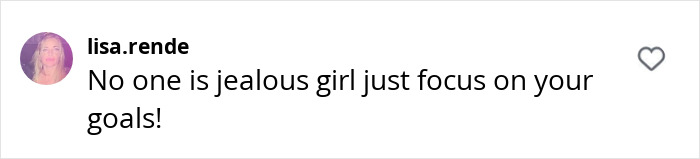 Comment on Tammy Slaton's transformation: "No one is jealous, girl, just focus on your goals!