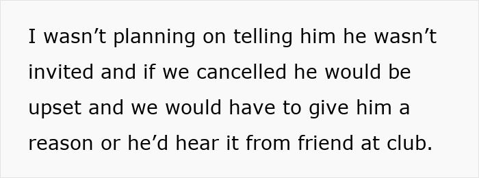 Text message discussing party invitation changes for a child's birthday.