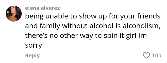 Comment on dry weddings sparking online controversy, suggesting reliance on alcohol is problematic. Comment on dry weddings sparking online controversy, suggesting reliance on alcohol is problematic.