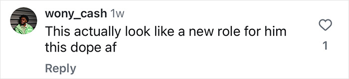 Comment by Wony_Cash discussing Dwayne Johnson's new movie role appearance.