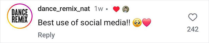 Comment praising social media's impact in organizing surprise for son's birthday with sports car lovers.