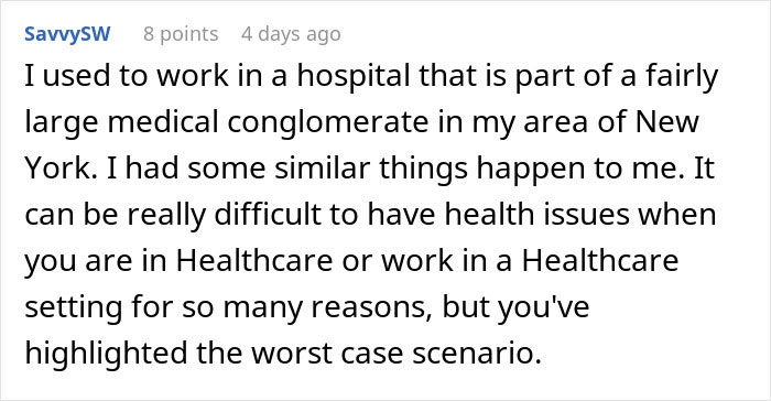 Comment discussing experiencing healthcare issues in a large New York medical conglomerate.
