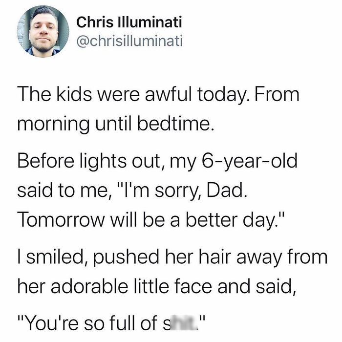 Parenting meme from 'How To Be A Dad' account humorously depicts a funny interaction with a child.