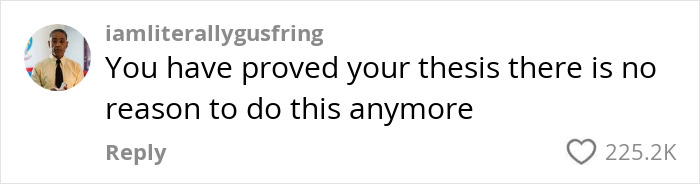 Comment about "The Crooked Man" with 225.2K likes questioning workout choices.