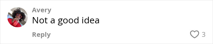 Comment from user Avery on a post about "The Crooked Man," receiving 3 likes.