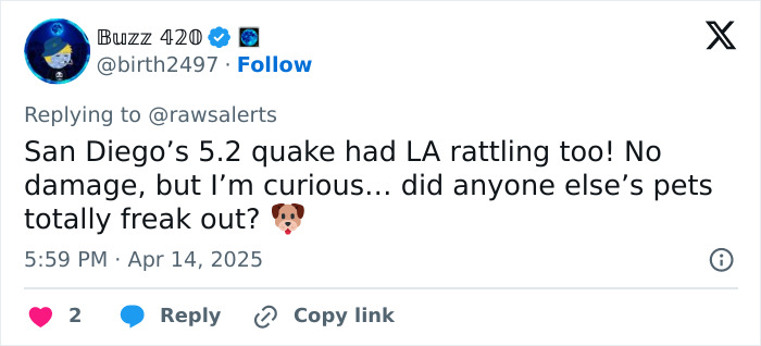 "This One Genuinely Scared Me": Terrifying Scenes As San Diego Hit By 5.2 Magnitude Earthquake