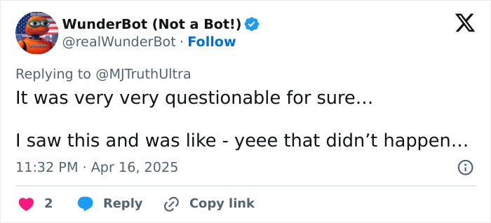 Tweet questioning authenticity, highlighting conspiracy theorist discussion on "fake" aspect of Blue Origin capsule. Tweet questioning authenticity, highlighting conspiracy theorist discussion on "fake" aspect of Blue Origin capsule.