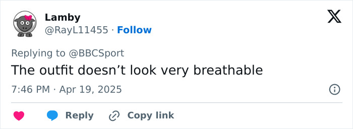 Tweet mocking Jennifer Lopez's pink catsuit at Saudi F1, says "The outfit doesn&rsquo;t look very breathable.