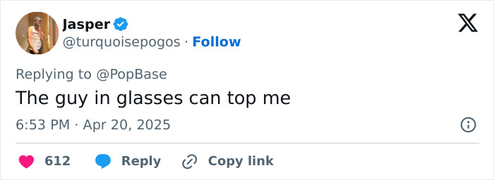 Tweet expressing interest over a guy in Joe Biden's Easter photo.