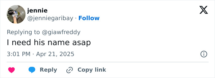 Comment on a social media post expressing curiosity about a guy in Joe Biden's family Easter photo.