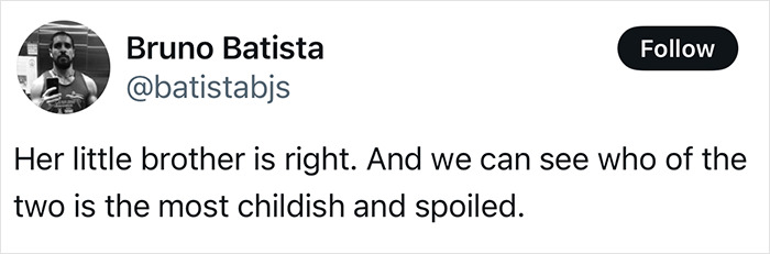 Screenshot of a Twitter post discussing a woman praised for locking her little brother outside to teach him a lesson. Screenshot of a Twitter post discussing a woman praised for locking her little brother outside to teach him a lesson.