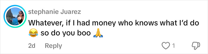 Social media comment discussing cosmetic surgeries with emojis reacting to Sami Sheen's reveal.