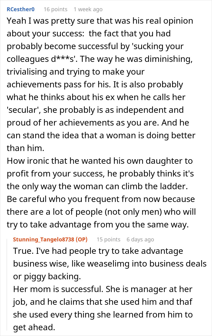 Reddit discussion about a woman dumping her boyfriend over daughter heiress drama.