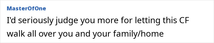 Comment by MasterOfOne about parenting and demanding behavior.