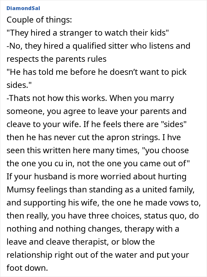 MIL&rsquo;s Creepy Comments About Baby Sparks Family Drama As The Mom Blocks Her