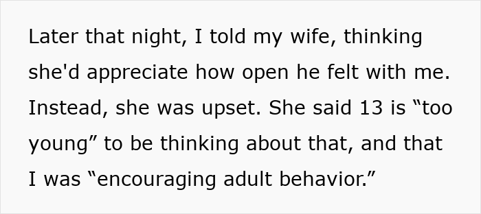 Son and father in a tense grooming drama conversation, highlighting conflicting views on maturity and openness.