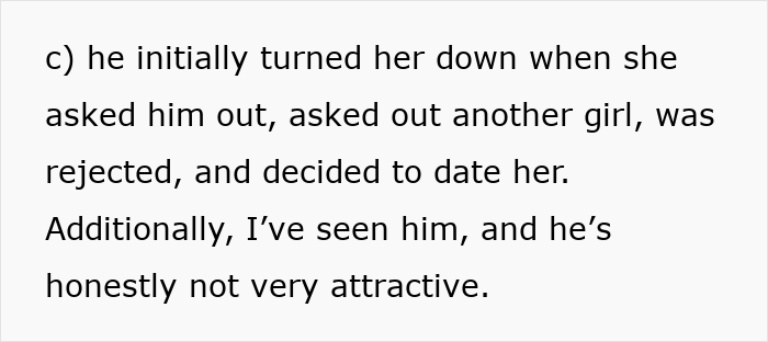 Text about a guy getting dumped, as she returns to her ex before Valentine&rsquo;s Day.