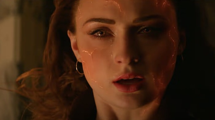 Actress with glowing cracks on her face, a notable Hollywood casting mistake.