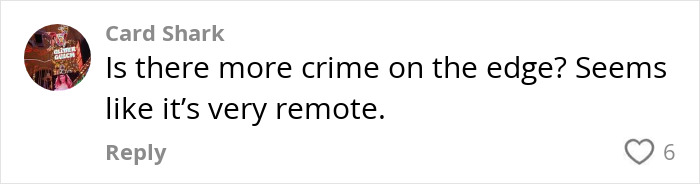 Comment about crime and remoteness near edge of Vegas, posted by Card Shark.