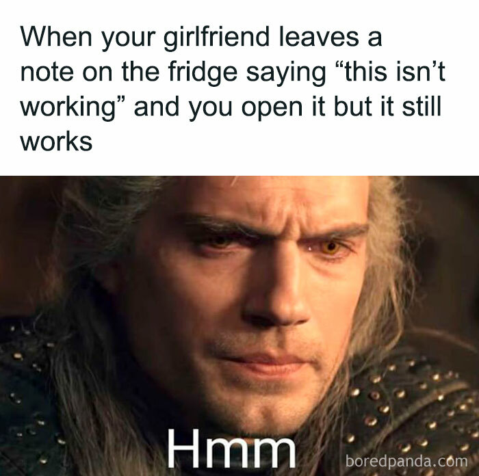 Man ponderously reading a note with a puzzled look, epitome of random humor meme.