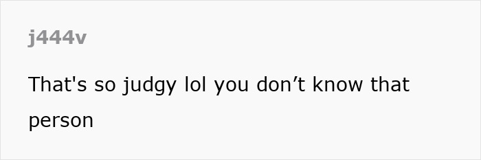 Comment on patriarchy debate: "That's so judgy lol you don’t know that person. Comment on patriarchy debate: "That's so judgy lol you don’t know that person.