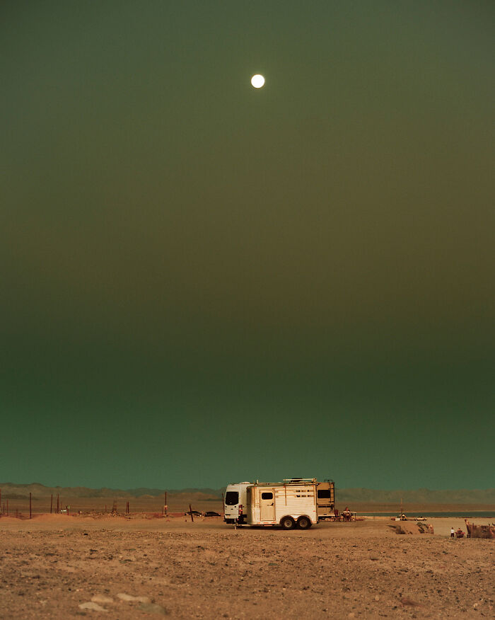 "Bombay Beach Moonrise" By Adam Elstein