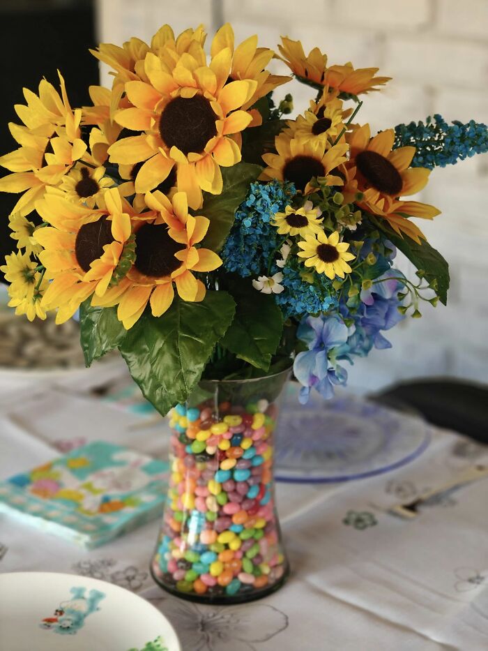 Jelly Bean Floral Arrangement!