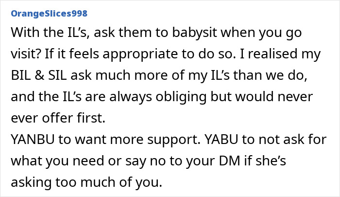 Text discussing modern grandparenting double standards and support expectations within families.