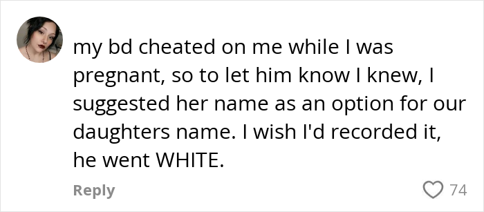 Woman shares story of confronting cheating boyfriend while pregnant on social media post.