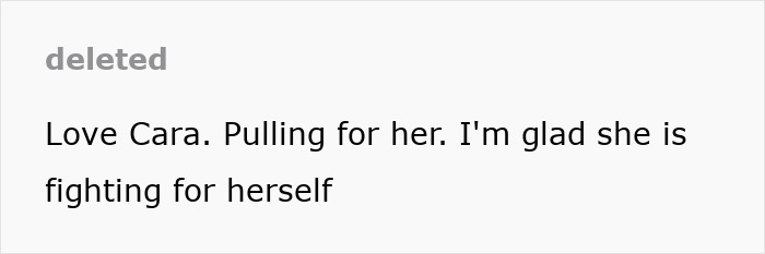 Text message supporting Cara Delevingne's transformation and sobriety shown on screen.