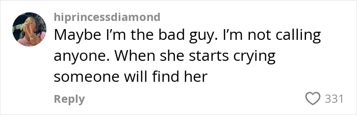 Social media comment about passenger reacting to a kid misbehaving during a flight; includes 331 likes.