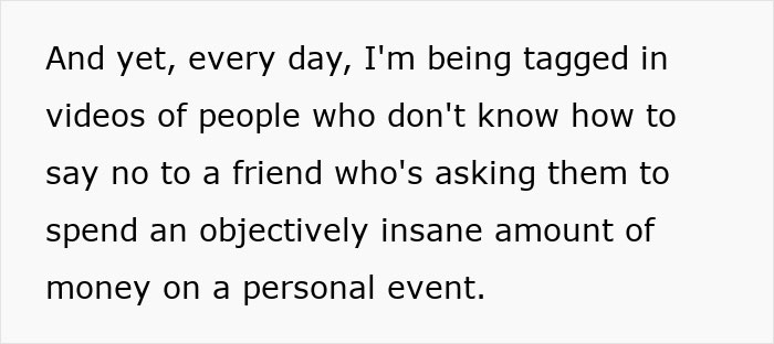 Woman Who Refuses To Go Into Debt Over Bachelorette Party Sparks Debate About Boundaries