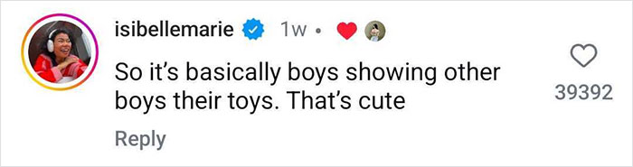 Comment about sports car lovers surprising a boy for his birthday.