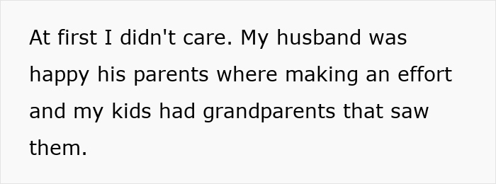 Text about a woman's initial thoughts on family efforts to connect.