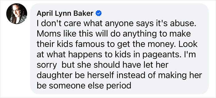 Comment criticizing parenting in reality TV linked to JoJo Siwa's Dance Moms scenes and Big Brother controversy. Comment criticizing parenting in reality TV linked to JoJo Siwa's Dance Moms scenes and Big Brother controversy.