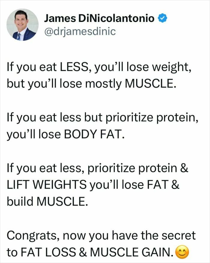 Doctor shares health tips for fat loss and muscle gain, highlighting the importance of diet and exercise balance.