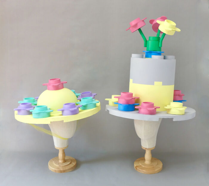 I Made Easter Hats Including Spaghetti, Cheese Graters, And LEGO Bricks I Made Easter Hats Including Spaghetti, Cheese Graters, And LEGO Bricks