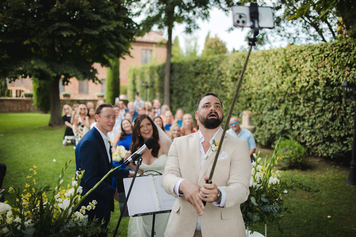 When Your Officiant Is Also Your Hype Man