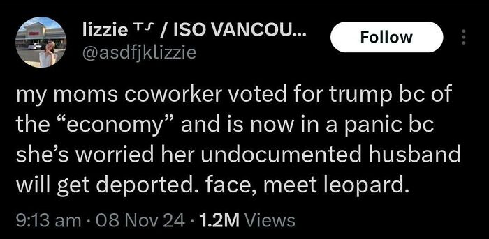 Twitter post from a user sharing thoughts on irony in politics, highlighting reactions from White People Twitter.