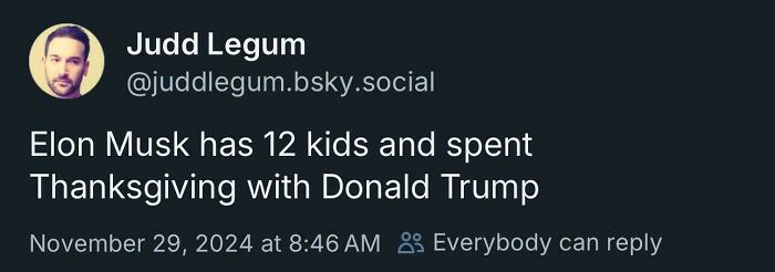 Tweet showing unfiltered thoughts on White People Twitter about Elon Musk and Donald Trump.