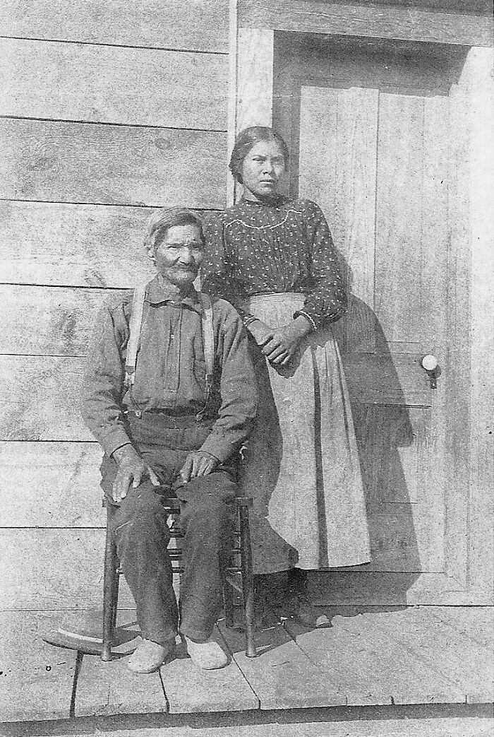 My Gg-Grandfather With Daughter, Pic Taken 1901 In Western Montana