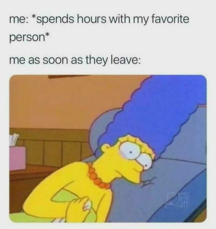 Character lying awake in bed, captioned with a relatable love meme about missing someone.