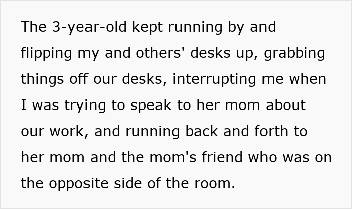 Man Is Annoyed That His Classmate Thought That Bringing Her Daughter With Her Was Fine