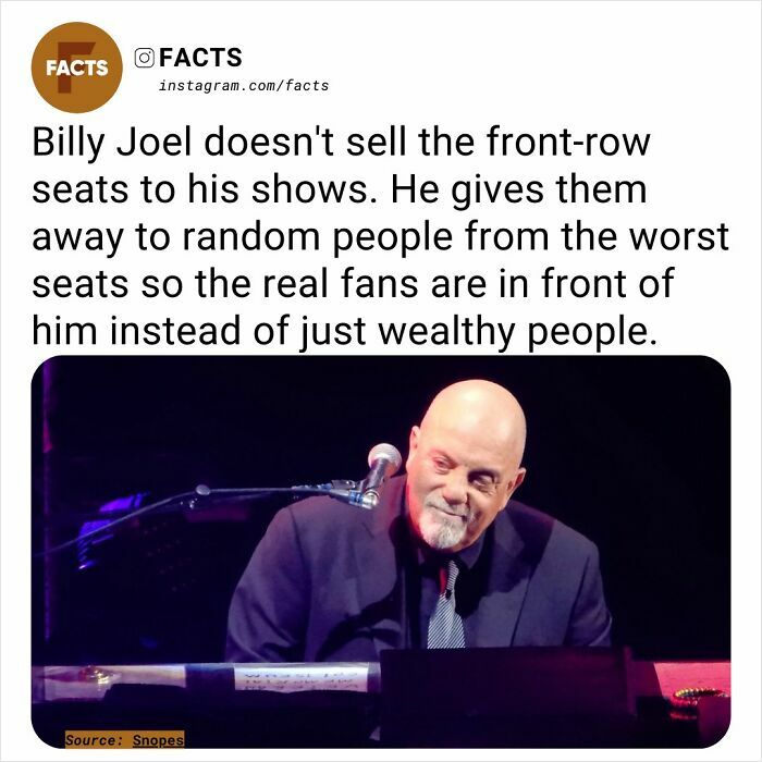 Musician at piano discussing interesting facts about concert seating for true fans.