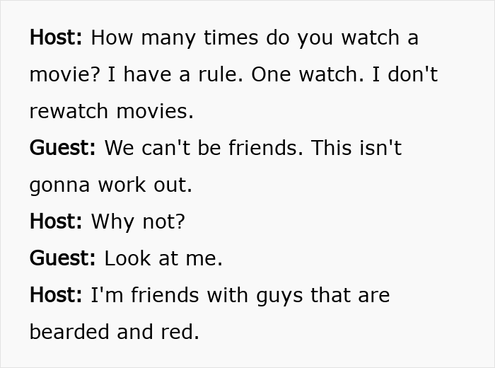 Host and guest discuss movie rewatch habits, highlighting the charm and value of owning physical media.