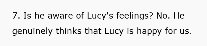 Text discussing groom unaware of bet about marrying bride, involving her best friend.