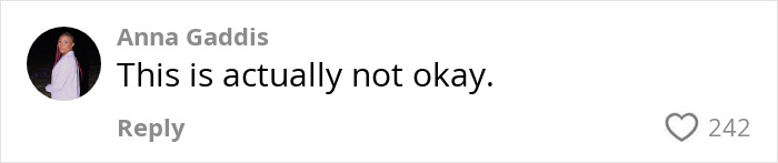 Comment on viral video about stranger braiding woman's hair during flight, expressing disapproval of the act.